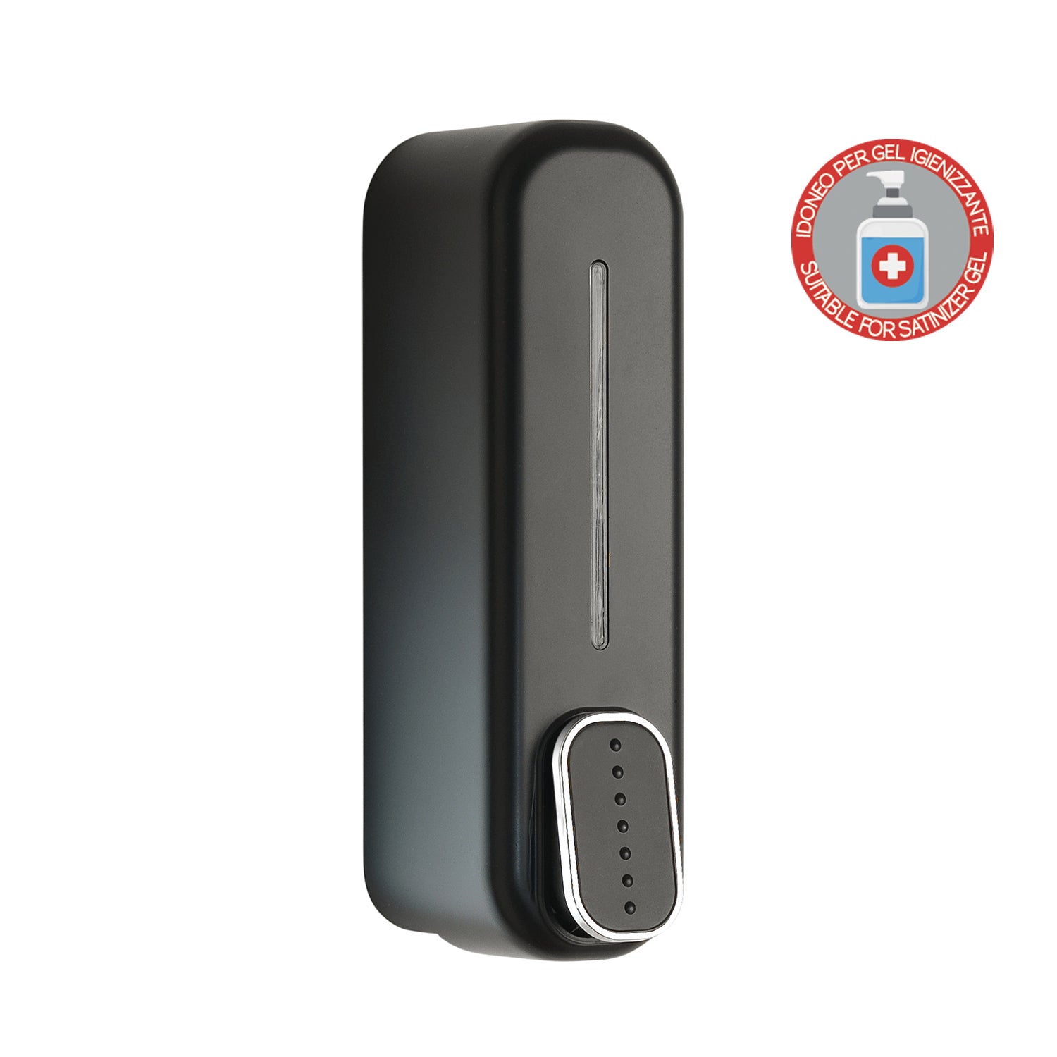 Matte Black Soap Dispenser 350ml Modern Bathroom Accessories, view 2
