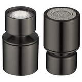 Aireador Rótula M22H De Cocina Dos Funciones Acabado Negro Gun Metal - Bathroom Product