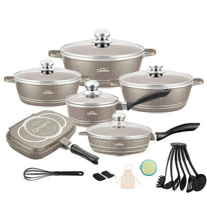 23-Piece Aluminum Cookware Set with Non-Stick Coating - view 5