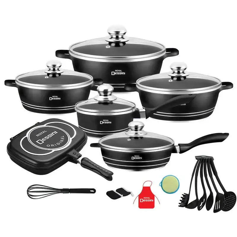 23-Piece Aluminum Cookware Set with Non-Stick Coating - view 8