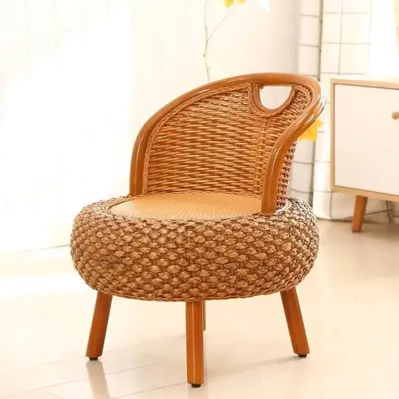 Bamboo Rattan 2-Person Outdoor Patio Set with Table - view 7