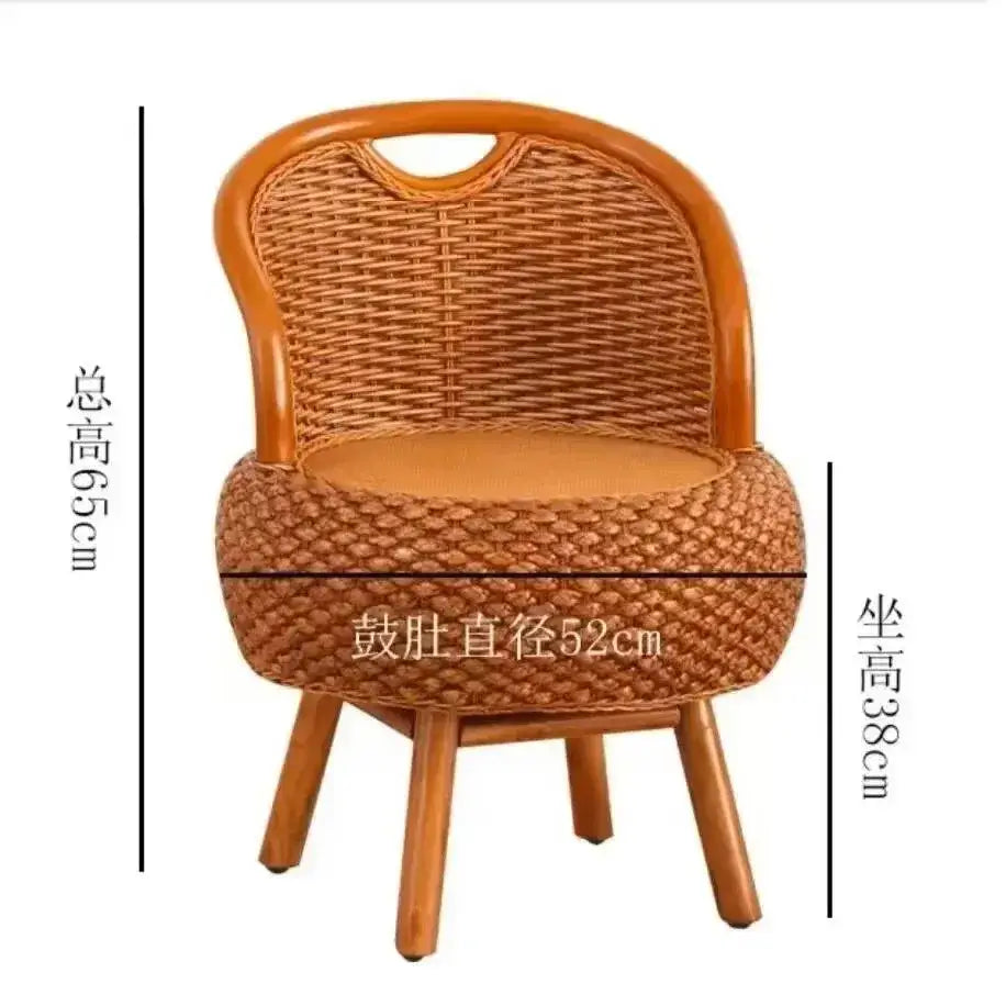 Bamboo Rattan 2-Person Outdoor Patio Set with Table - view 8