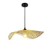 Bamboo Woven Wicker Chandeliers Pendant Lights - Dia 35CM / B - Pendant Lamp