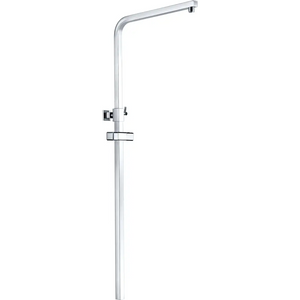 Chrome Square Shower Bar Modern Bathroom Accessory, main product view