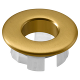 Basin Overflow Cover Basin Brushed Gold | IMEX - Faucet