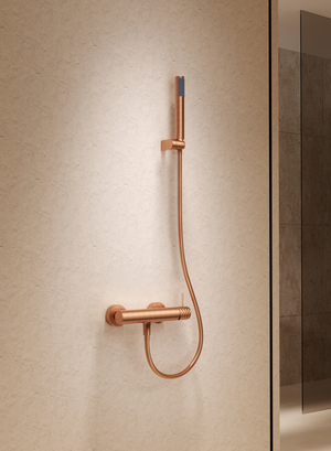 Génova Black Gun Metal Single Lever Shower Kit, view 3