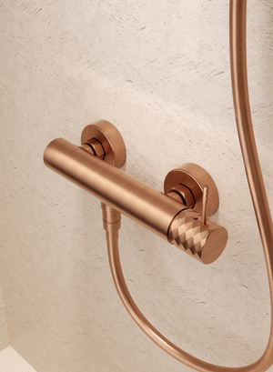 Génova Black Gun Metal Single Lever Shower Kit, view 2