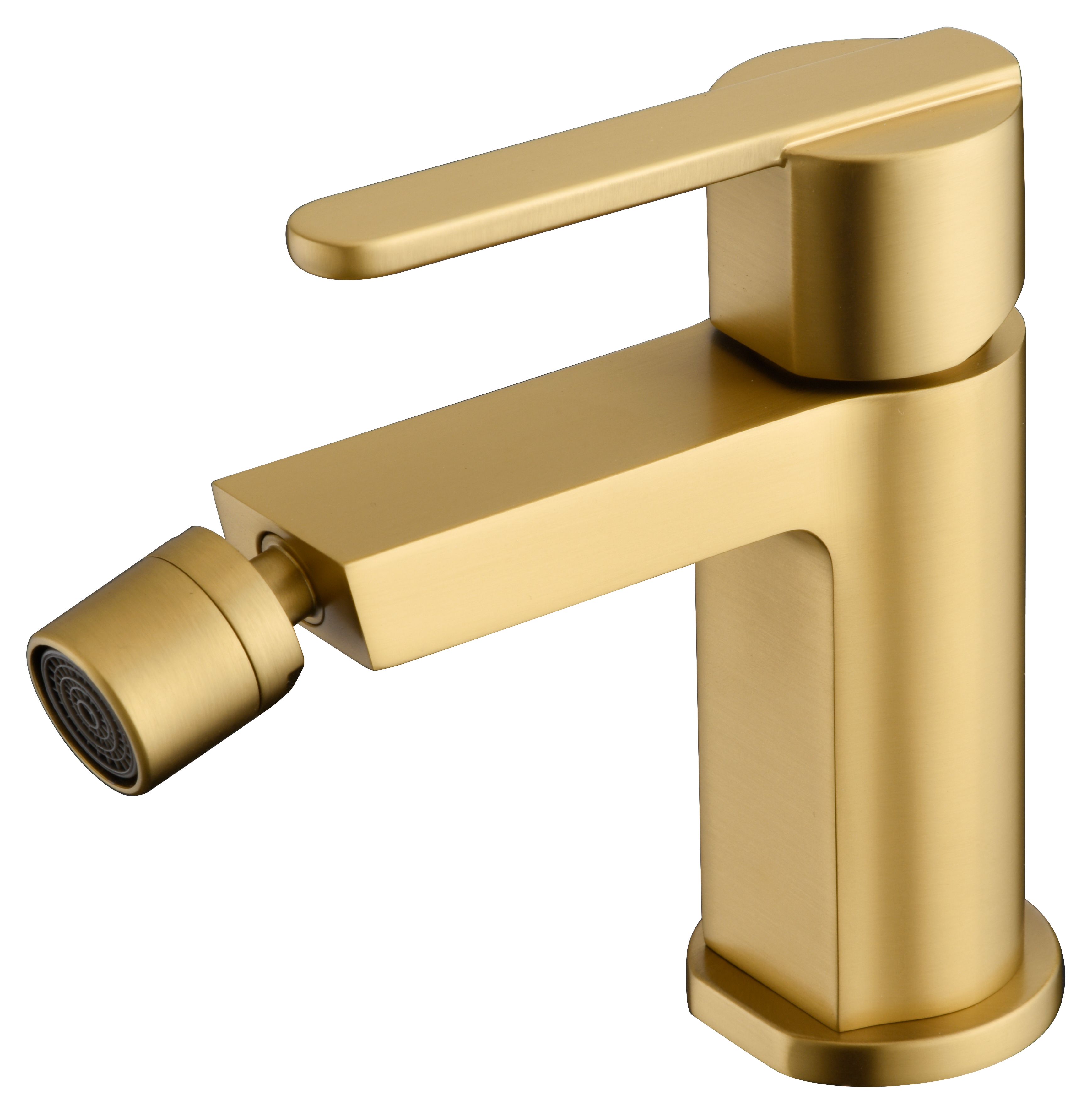 Roma Brushed Gold Bidet Mixer Single Handle, view 2