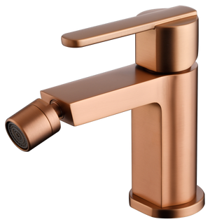Roma Brushed Rose Gold Bidet Mixer Single Handle, view 2