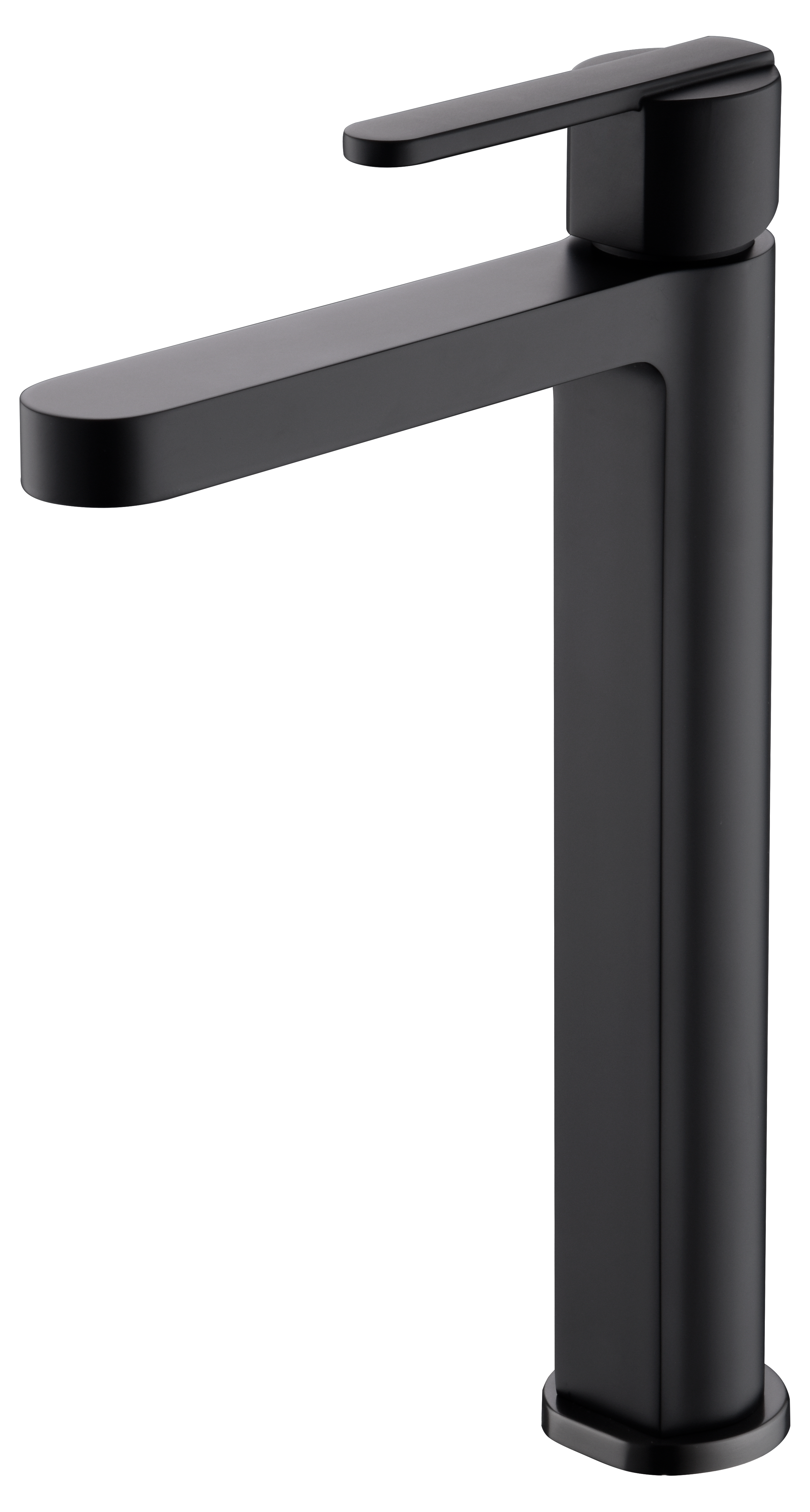 Matte Black Single Lever Basin Faucet Roma Series, view 2