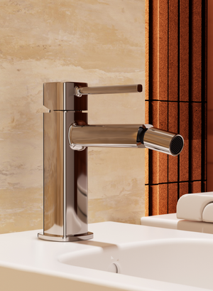 Toscana Matte Black Single Lever Bidet Mixer, view 2