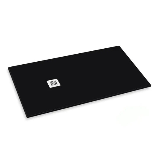 Bela Premium Black Shower Tray Slate Texture - Platos de ducha