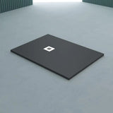 Bela Premium Black Shower Tray Slate Texture - Platos de ducha
