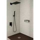 Bela Premium Chocolate Shower Tray Slate Texture - 70x70 cm - Platos de ducha