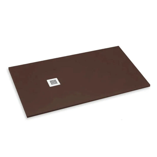 Bela Premium Chocolate Shower Tray Slate Texture - Platos de ducha