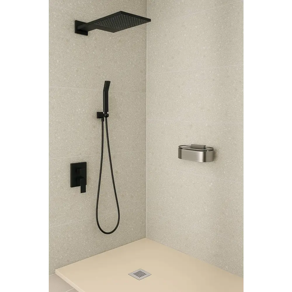 Bela Premium Cream Shower Tray Slate Texture - 70x70 cm - Platos de ducha