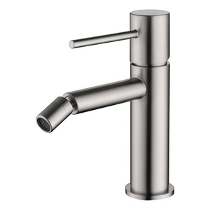 Monza Brushed Nickel Bidet Mixer Single Lever, main product view
