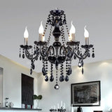 Black Crystal Tears Chandelier Lamp - Chandelier