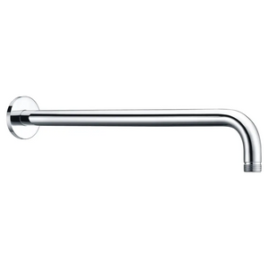 Chrome Round Shower Arm Wall Mount Modern Bathroom, main product view