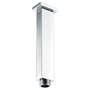 Chrome Square Ceiling Shower Arm Modern Design, main product view