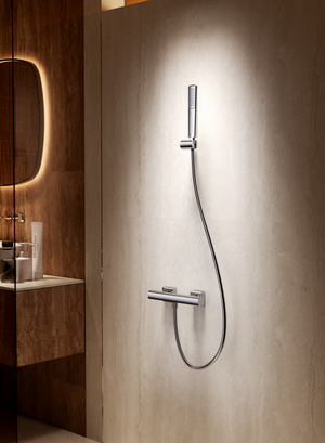 Toscana Chrome Thermostatic Shower Kit, view 3