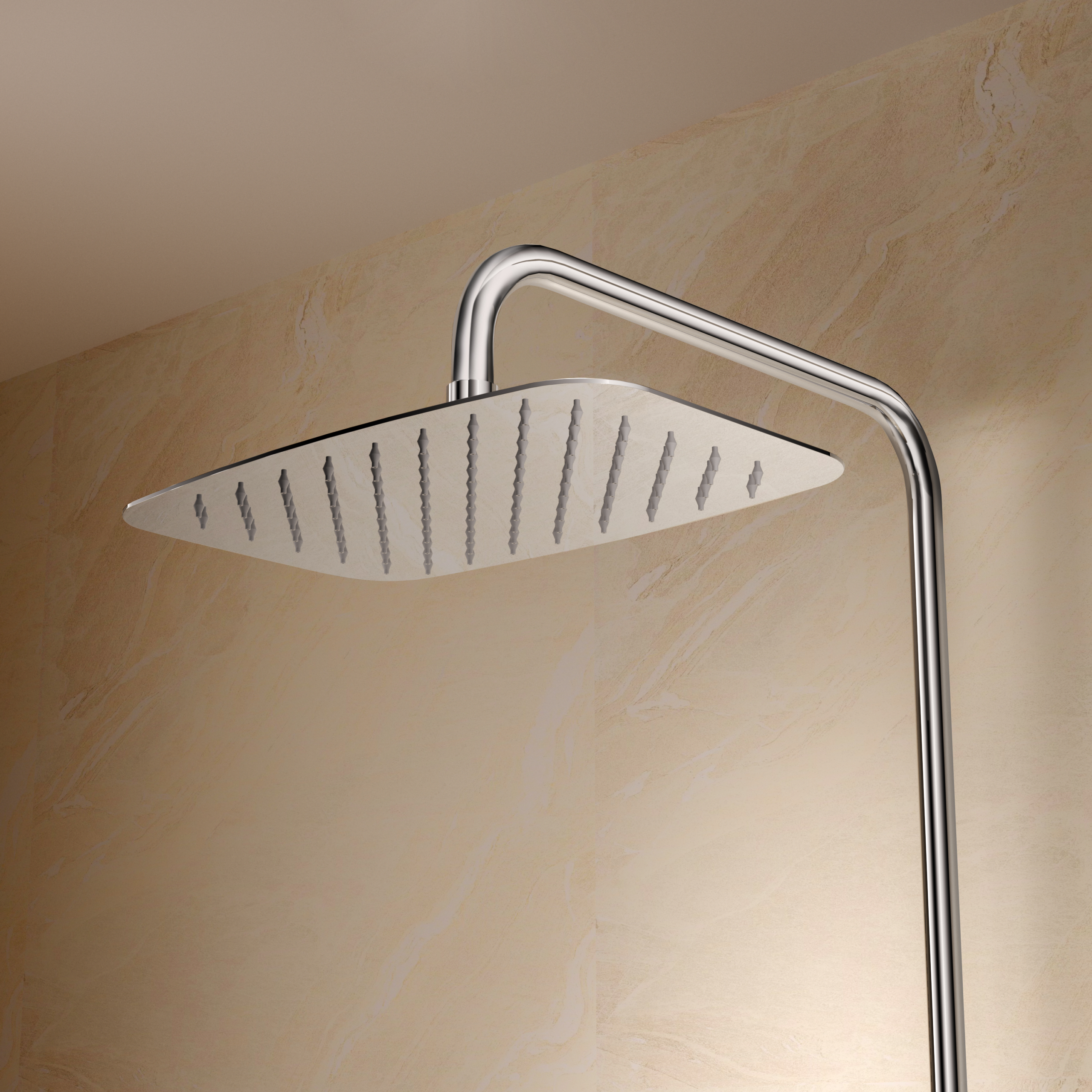 Toscana Chrome Thermostatic Shower Set, view 5