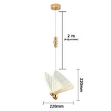 Butterfly Led Pendant Lights Hanging Lamp - Golden big / 90-260V|Warm light - Hanging Light