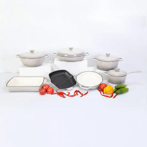 Cast Iron Non stick Pan Pot Casserole - Cookware set