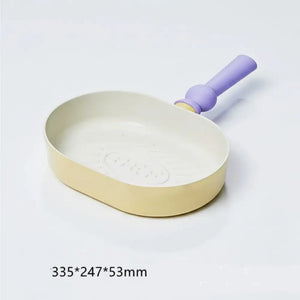 Ceramic Non Stick Baby Cookware Mini Pan - 24cm square flat bottom baking pan - Cookware set