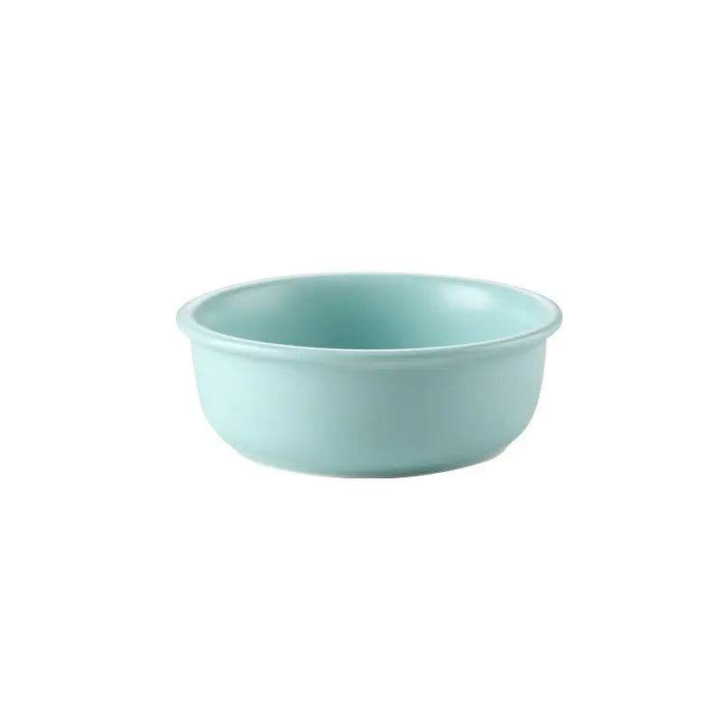 Elevated Ceramic Pet Feeding Bowl with Wooden Stand - view 14