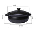 Black hot pot 6l [universal for induction cooker and open flame]