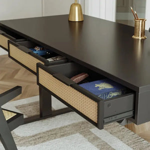 Rattan Soan Electric Standing Desk - 48’’ x 26’’ / White - Standing Desk