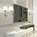 Chrome Modern Wall Lights Lamp - 1 light wall lamp / Without bulbs - Wall Lamp
