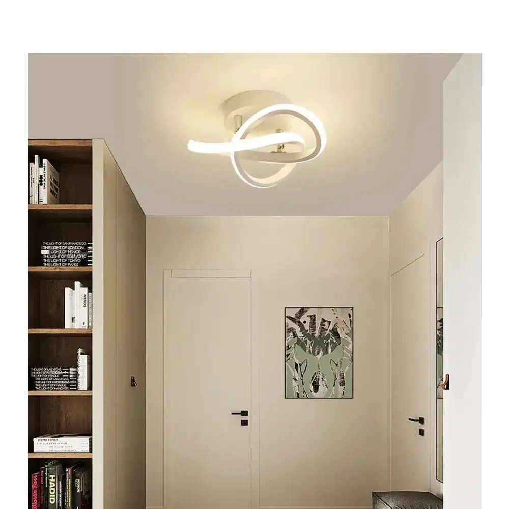 Circle Intercept Shape LED Modern Minimalist Ceiling Lights - Ceiling Lamp