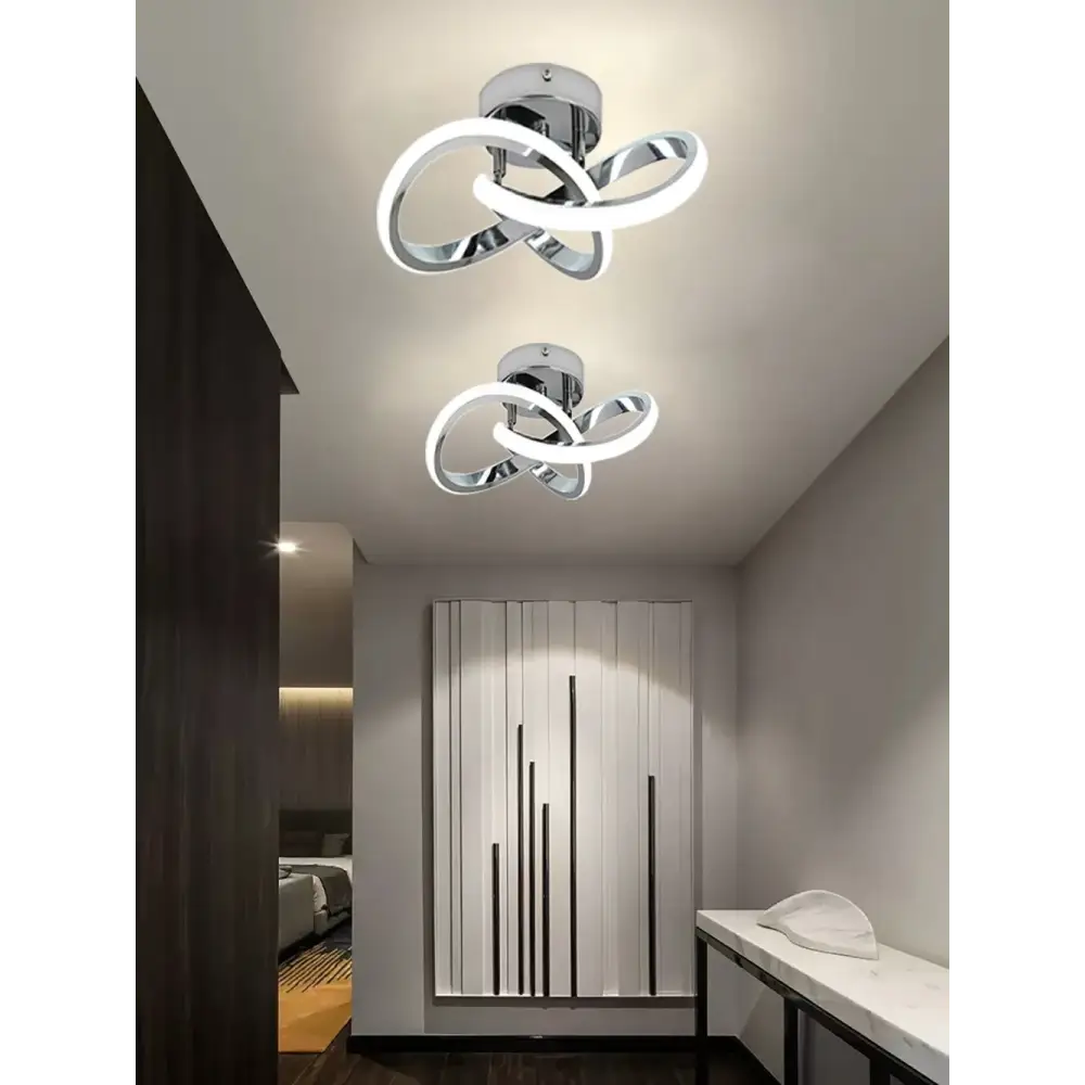 Circle Intercept Shape LED Modern Minimalist Ceiling Lights - Ceiling Lamp