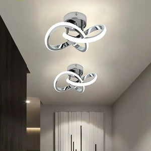Circle Intercept Shape LED Modern Minimalist Ceiling Lights - Ceiling Lamp