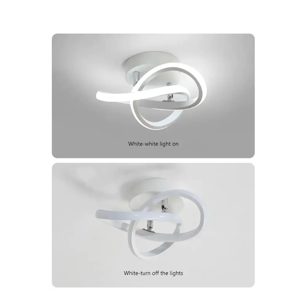 Circle Intercept Shape LED Modern Minimalist Ceiling Lights - Ceiling Lamp