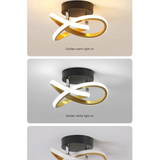 Circle Intercept Shape LED Modern Minimalist Ceiling Lights - Ceiling Lamp