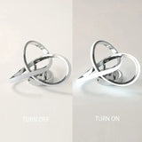 Circle Intercept Shape LED Modern Minimalist Ceiling Lights - Ceiling Lamp