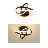 Circle Intercept Shape LED Modern Minimalist Ceiling Lights - Ceiling Lamp