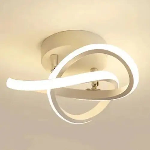 Circle Intercept Shape LED Modern Minimalist Ceiling Lights - White / Changeable - Ceiling Lamp