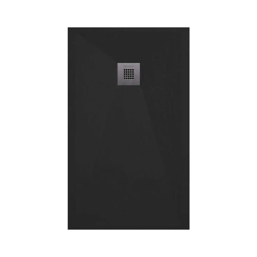 Classic Shower Tray Slate Texture - Black / 70X100 - Bathroom