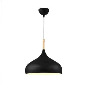 Modern Wooden Pendant Light with LED Color Changing - view 10
