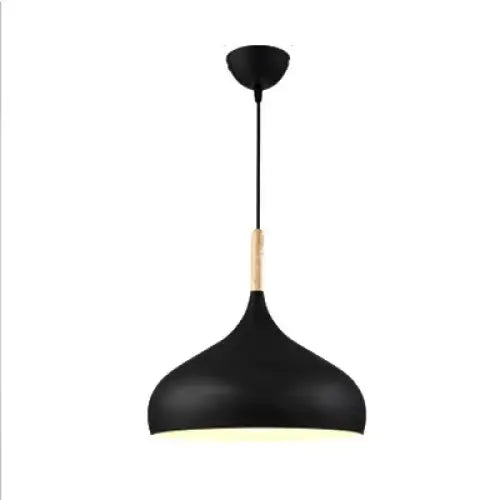 Modern Wooden Pendant Light with LED Color Changing - view 10