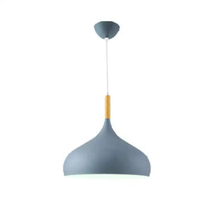 Modern Wooden Pendant Light with LED Color Changing - view 9