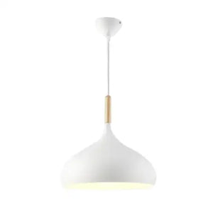 Modern Wooden Pendant Light with LED Color Changing - view 11