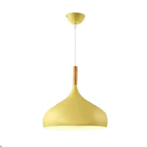 Modern Wooden Pendant Light with LED Color Changing - view 12