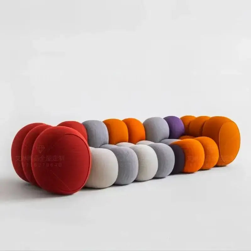 Compressed Nordic Puff Bubble Couch Sofa - 210x100x65cm - Compressed Sofa