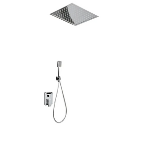 Chrome Single-Lever Built-In Shower Set Wales Series, main product view
