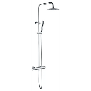Chrome Thermostatic Shower Set with Modern Design, main product view